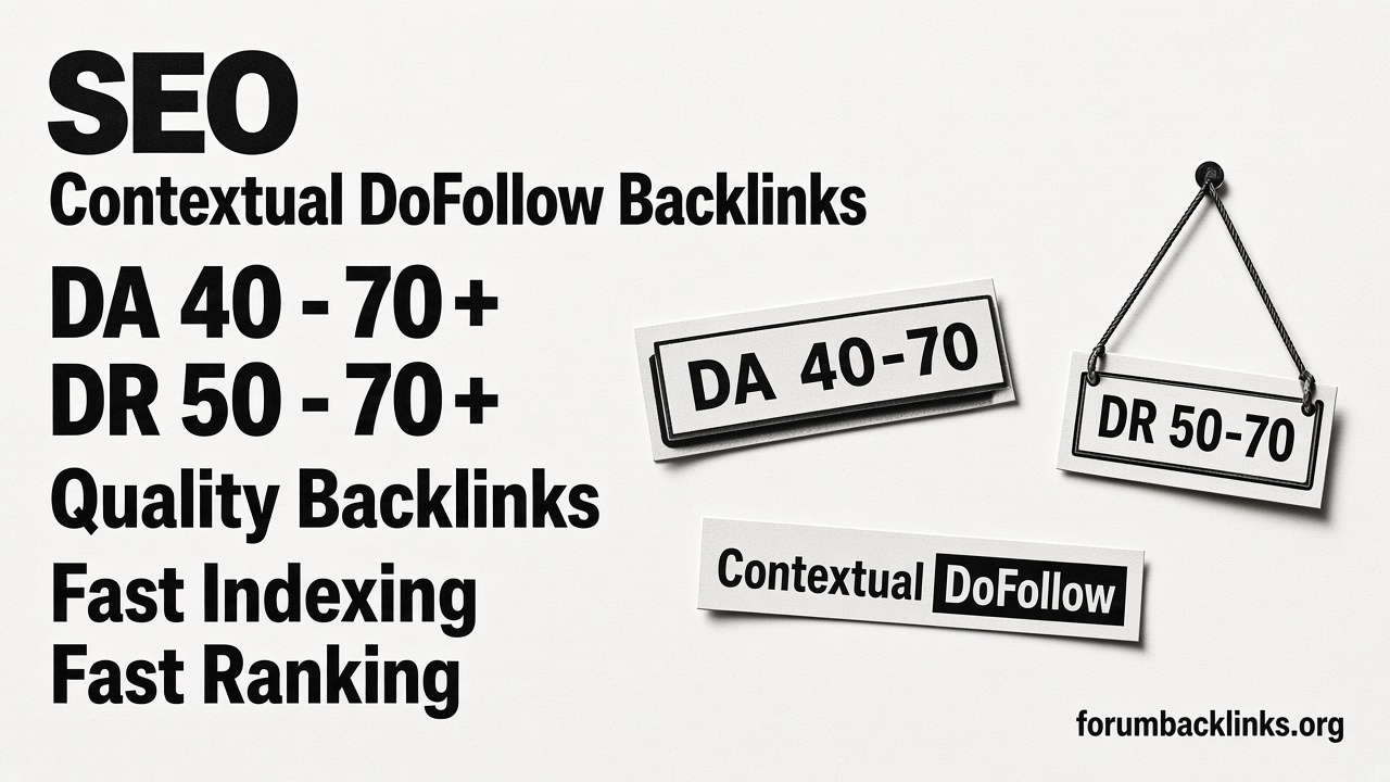 50 High Da Backlinks For SEO | Forum Backlinks