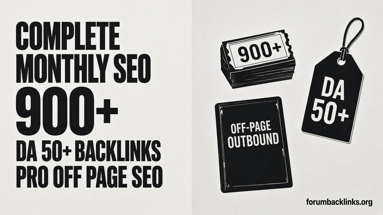 High Quality 30 Web Post And 50 Forum | Forum Backlinks