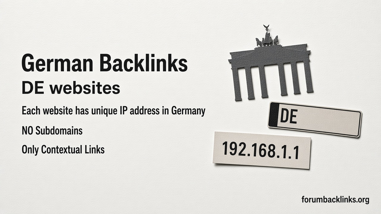 SEO Backlinks With Contextual Link | Forum Backlinks