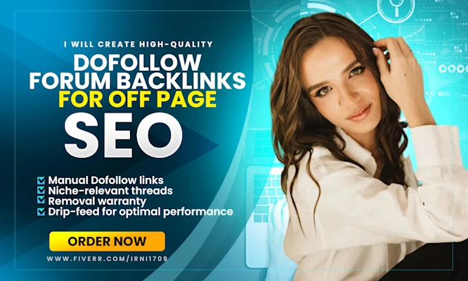 dofollow forum backlinks service for off page seo