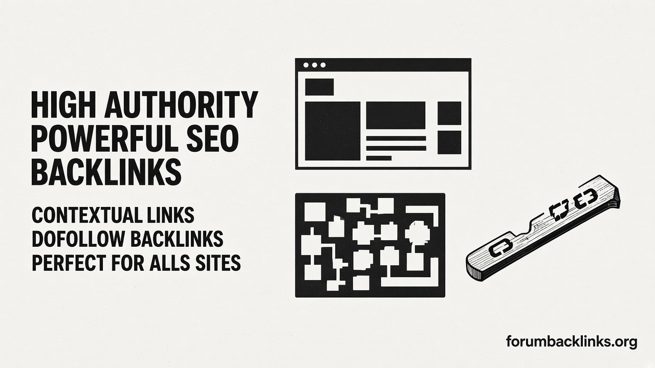 Monthly HQ SEO Contextual Backlinks On | Forum Backlinks
