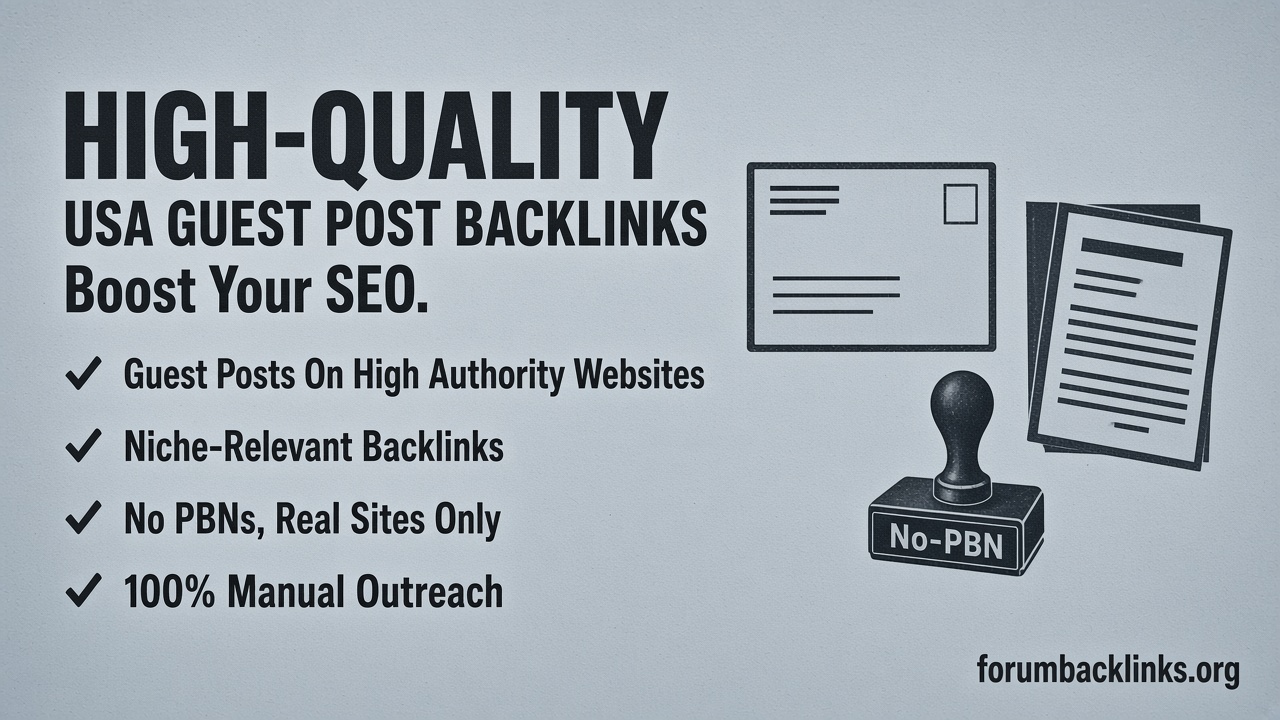 High Quality SEO Backlinks Via Manual | Forum Backlinks