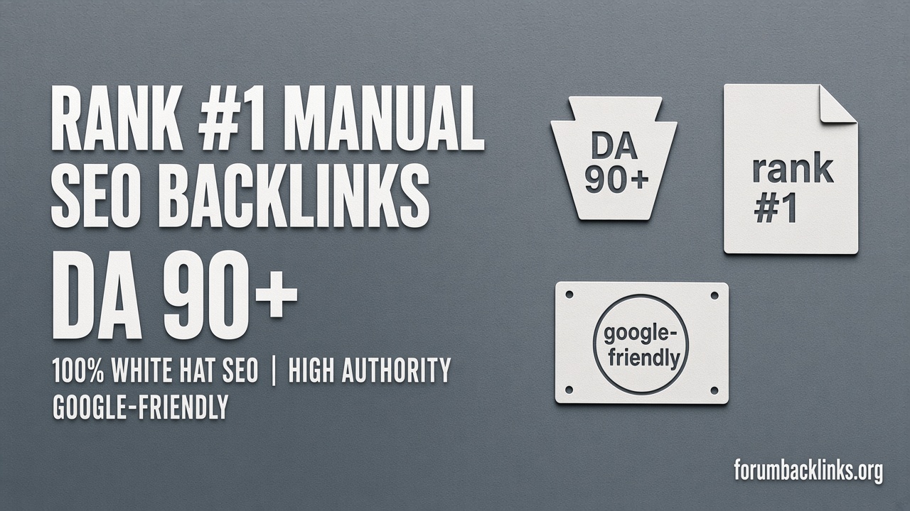 Quality Contextual SEO Backlinks Link | Forum Backlinks