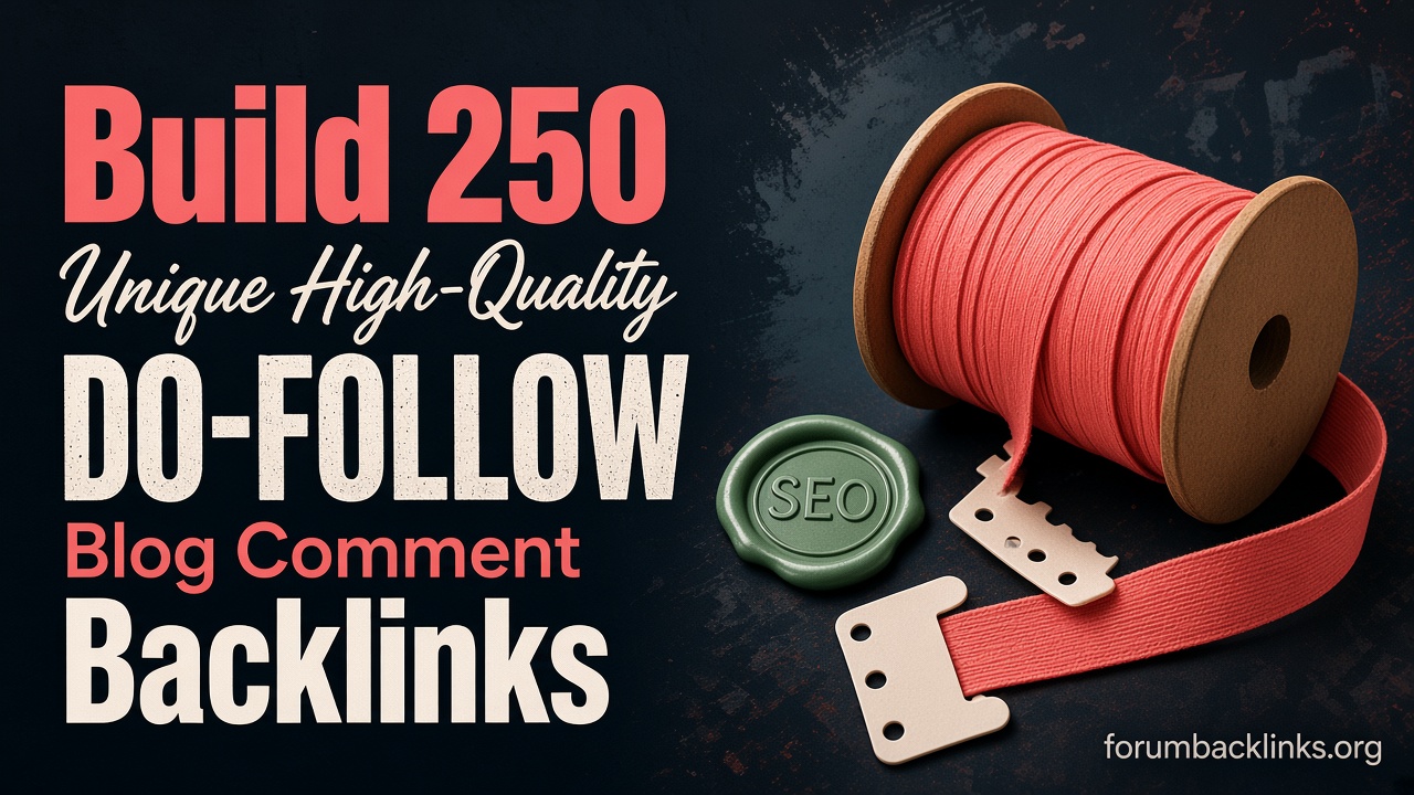 Monthly HQ SEO Contextual Backlinks On | Forum Backlinks