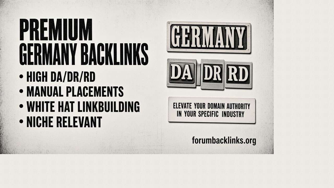 Quality Manual White Hat Link Building | Forum Backlinks