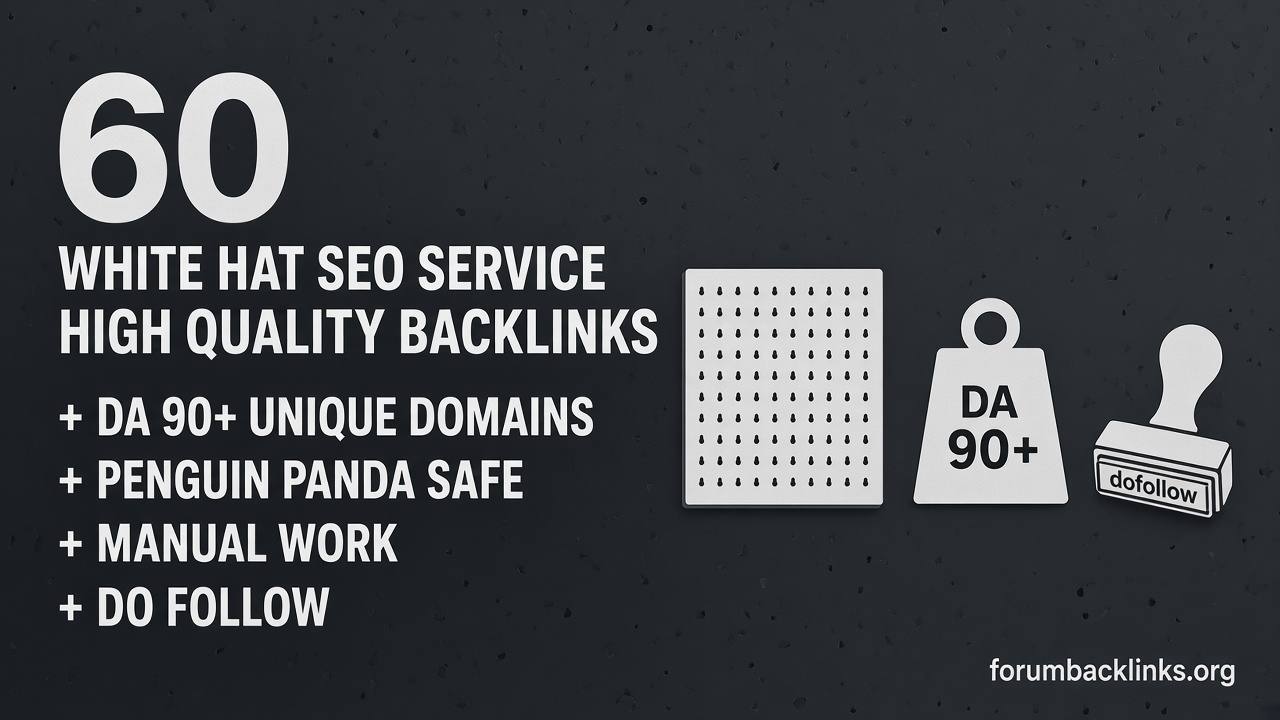 High Quality Contextual Dofollow SEO | Forum Backlinks