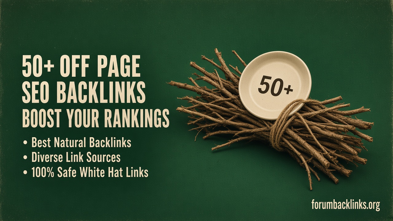 1899 Forum Backlinks from $49 | ForumBacklinks.org