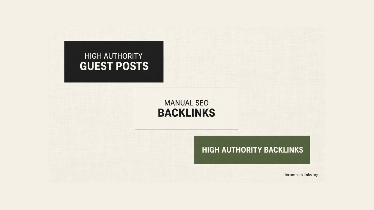 Full Monthly Website SEO With High | Forum Backlinks
