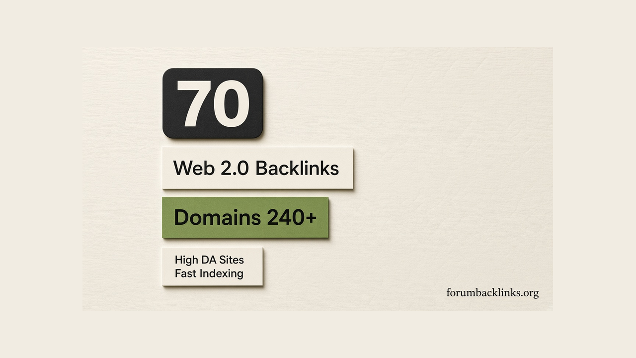 Full Monthly Website SEO With High | Forum Backlinks