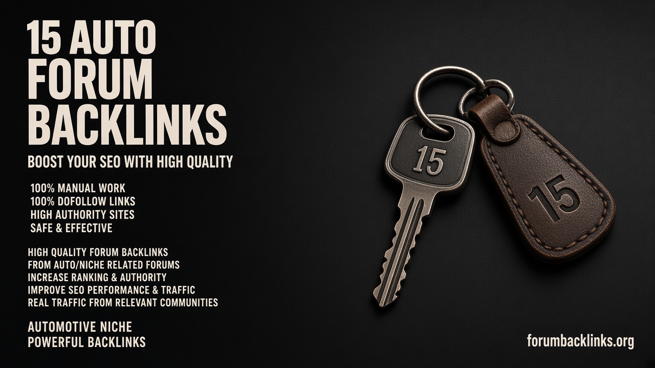 200 White Hat SEO Backlinks For Google | Forum Backlinks