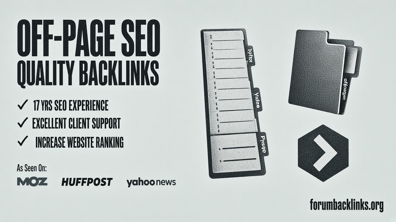 Powerful Forum Posting Backlinks Service | Forum Backlinks