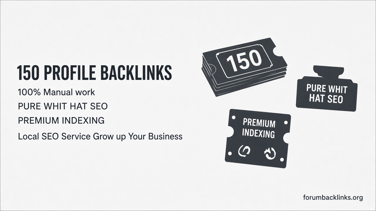50 Dofollow Permanent Backlinks Service | Forum Backlinks