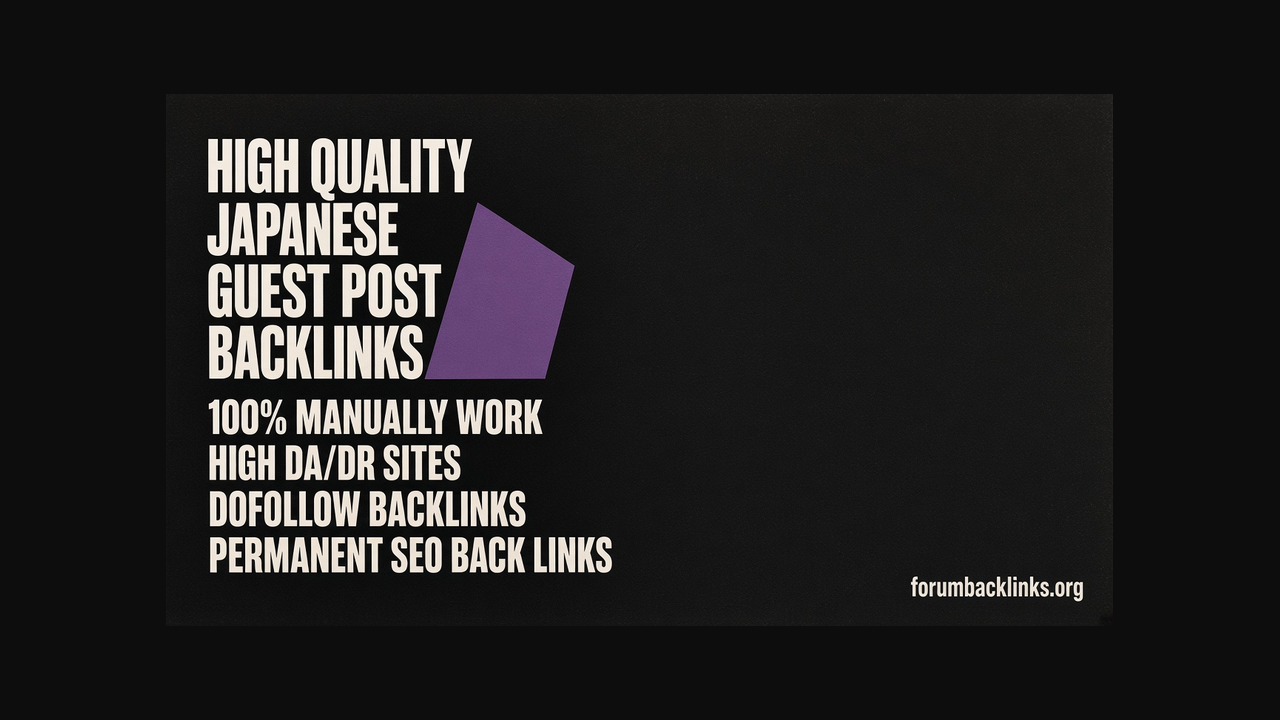 Monthly Off Page SEO Backlinks And Link | Forum Backlinks