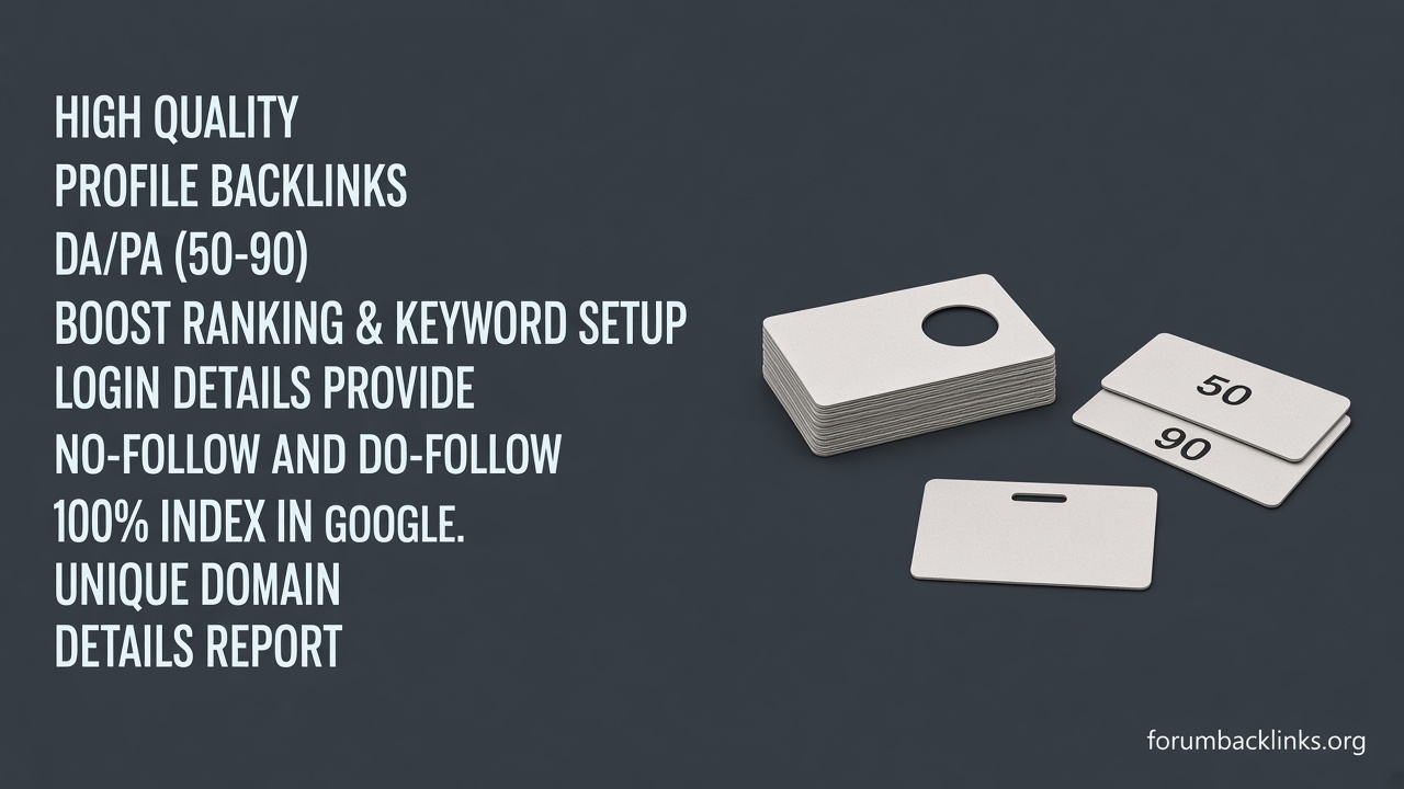 SEO Contextual Dofollow Backlinks | Forum Backlinks