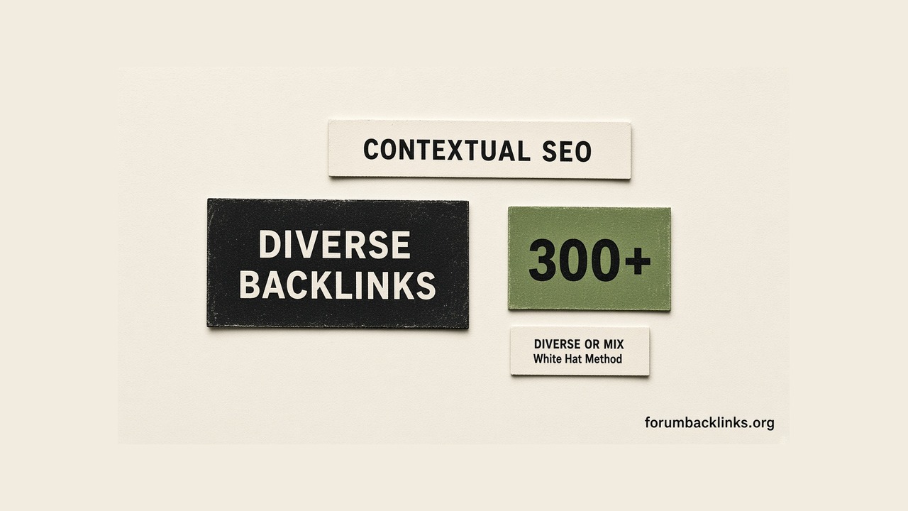 Monthly HQ SEO Contextual Backlinks On | Forum Backlinks