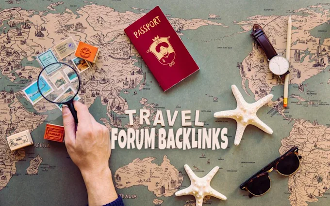 50 travel forum backlinks seo service