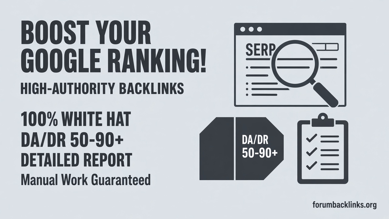 300 Manual Authority DA95 SEO Backlinks | Forum Backlinks