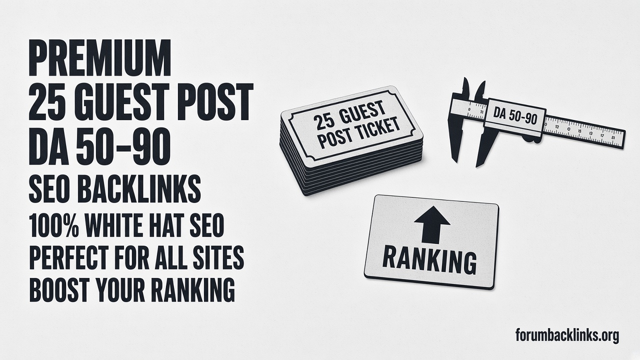High Quality Authority High DA Contextual | Forum Backlinks