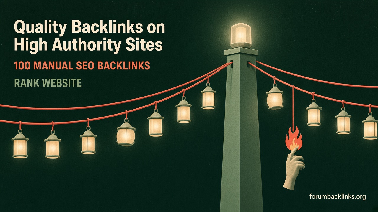 High Authority Contextual SEO Dofollow | Forum Backlinks