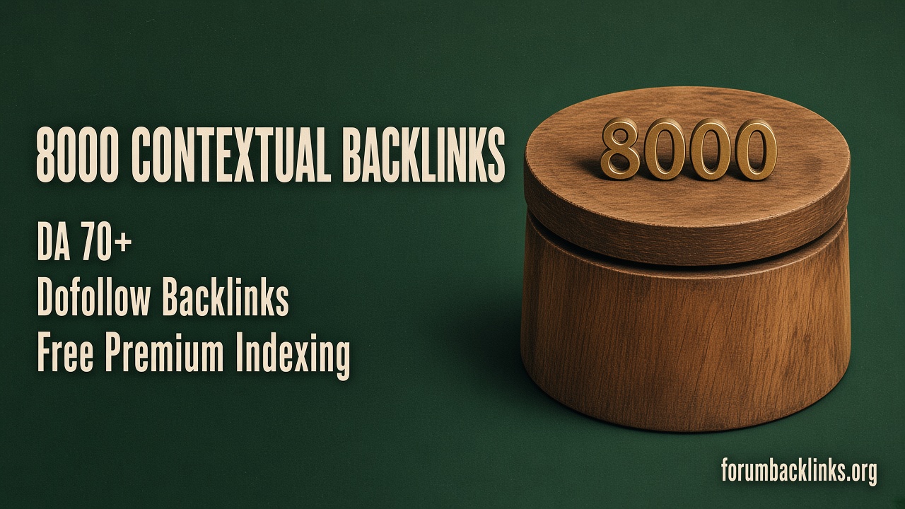 High Quality SEO Backlinks Through | Forum Backlinks